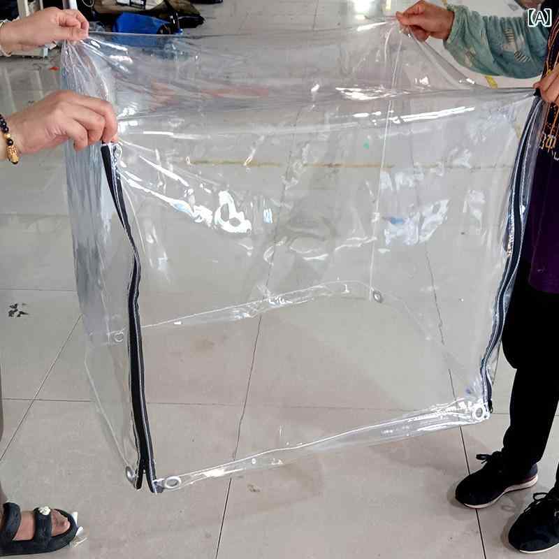 屋外用 厚手 透明 レインカバー 配電 ボックス エンジン 機器 防水 カバー 棚 ダストカバー 環境に 優..