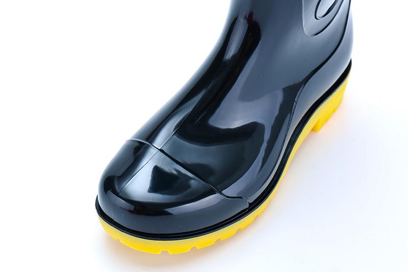 雨靴 男性用 高筒 長靴 PVC ブラック ワークブーツ 防酸 耐アルカリ 農作業 漁業 厨房1