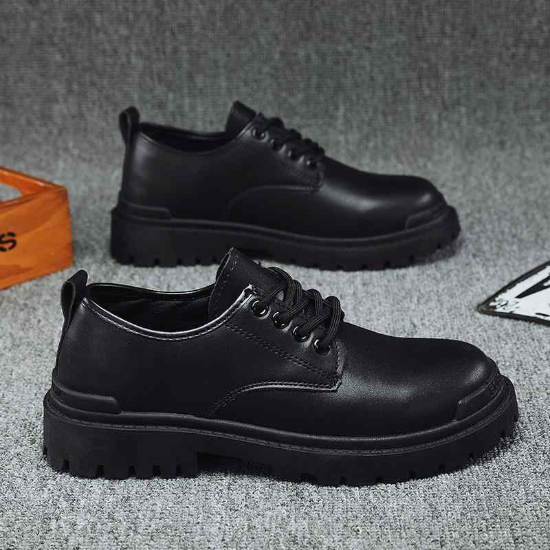 靴 メンズ 男性用 マウンテンブーツ ワークブーツ ショートブーツ 作業靴 靴 エンジニアブーツ ラウンドトゥ レースアップ PUレザー 合皮 粗跟 厚底 滑り止め 屈曲性 耐摩耗性 クッション性 通気性 黒 ブラック