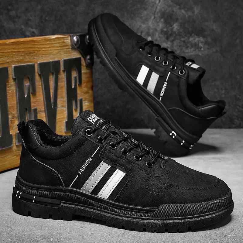 靴 メンズ 男性用 ワークブーツ アウトドアシューズ ローカット スニーカー 滑り止め 耐摩耗性 ブラック グレー カーキ 春秋