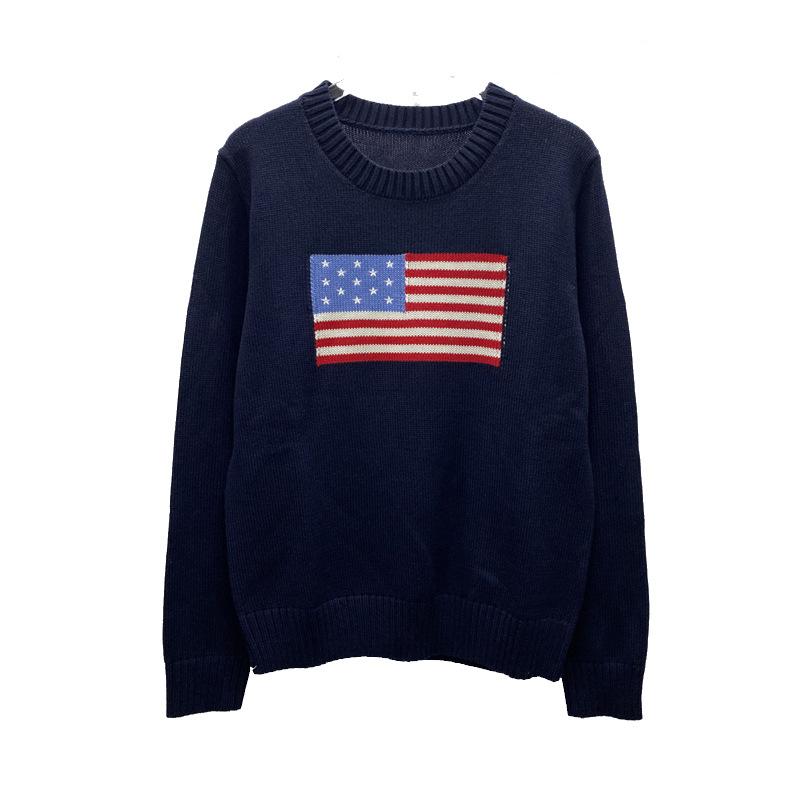 POLO JEANS 長袖ニット トップス 星条旗　国旗 M オフホワイト 楽天市場】星条旗（ニット・セーター｜トップス）：メンズファッション