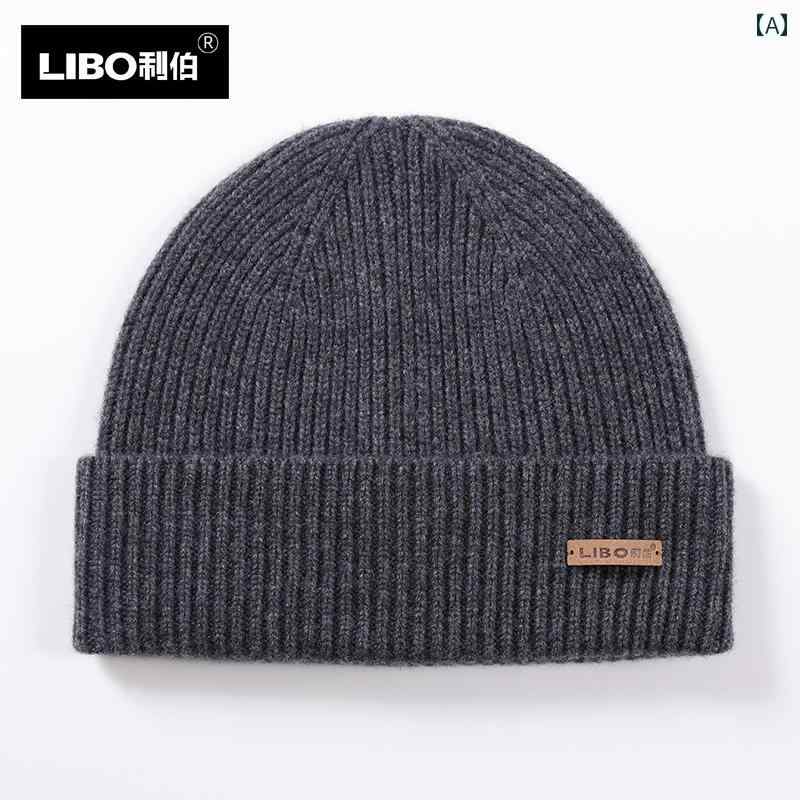 男女兼用. 帽子 秋冬新 . ニット 暖かい ウール 父と 祖父の.カラフルカラー.オシャレシンプルスタイル..