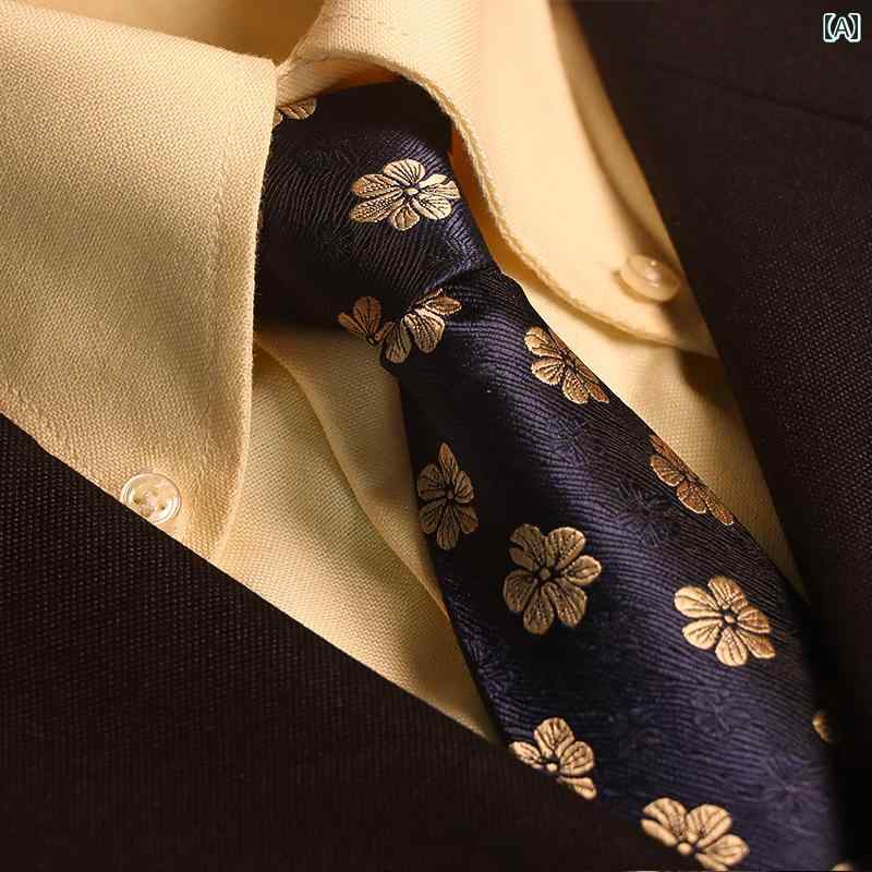 ライト 豪華 ジッパー ネクタイ メンズ ノット フリー 8 CM ビジネス レトロ バーガンディ ゴールド フ..