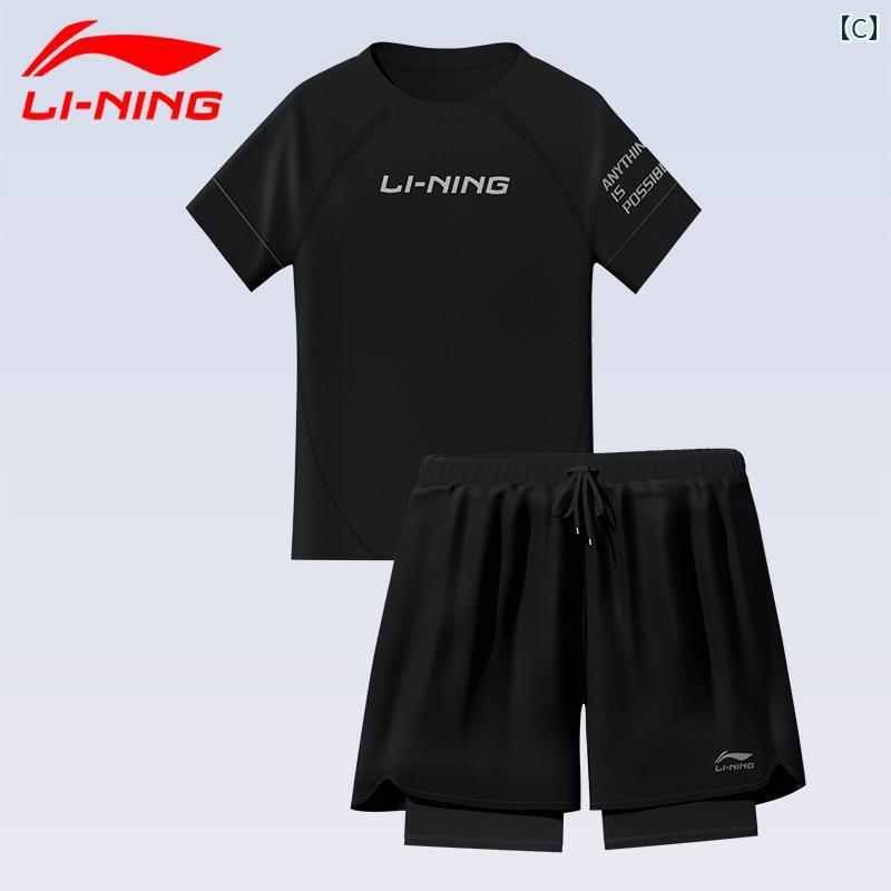 LINEAR shopの大きい水泳 パンツ メンズ プラスサイズ 水着 セット 恥ずかしくない メンズトップス 大人用 プロ 仕様 用具.オシャレ｜アングル3