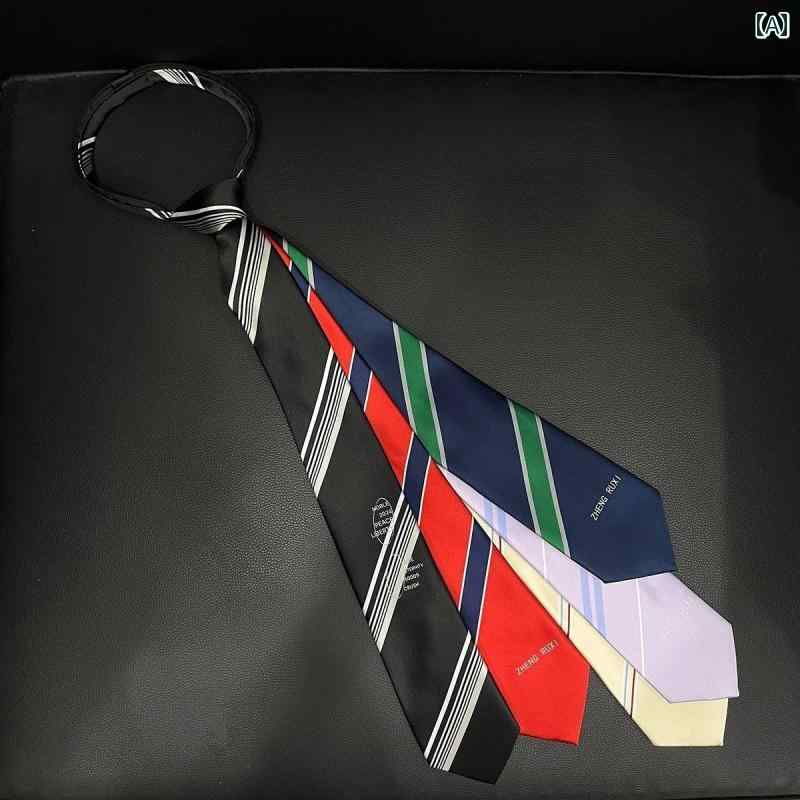 アメリカ風で.個性的5つ1つに組み合わせたツートンカラーの免ボタン方式のネクタイカラフルカラー.オシ..