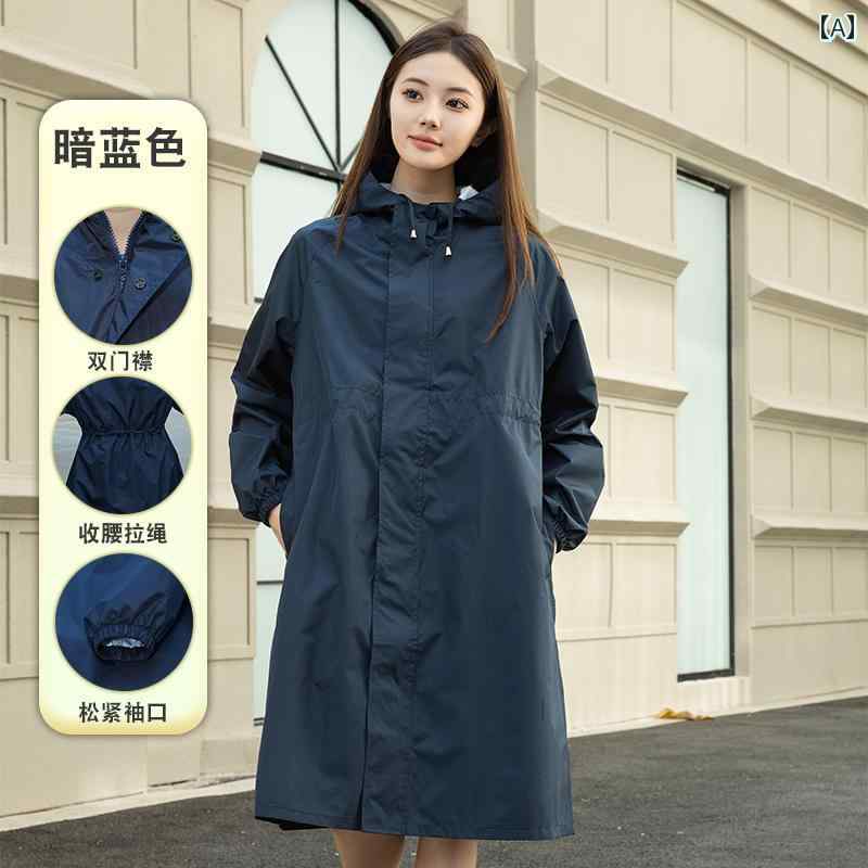 雨 風 対策 大人用 レインコート 男女兼用 ジャケット おしゃれ ハイキング用 ロング ジッパー 防水 ウィンドブレーカー 全身 アウトドア 潮風