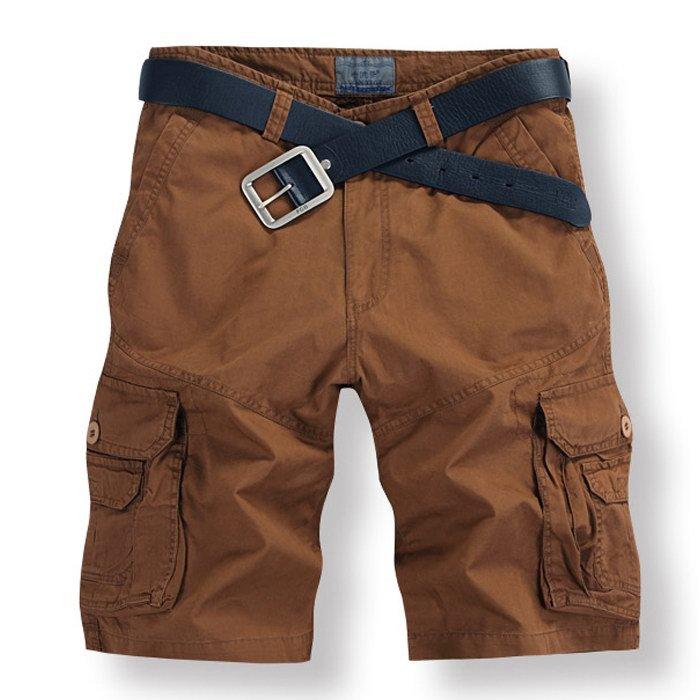 パンツ メンズ 男性用 ハーフパンツ カーゴパンツ 綿 ワークパンツ ミリタリーパンツ 5分丈 多ポケット 普段使い アウトドア 黄色 ブラック 黒 カーキ ネイビー 紺色 グレー グレー 迷彩 春夏