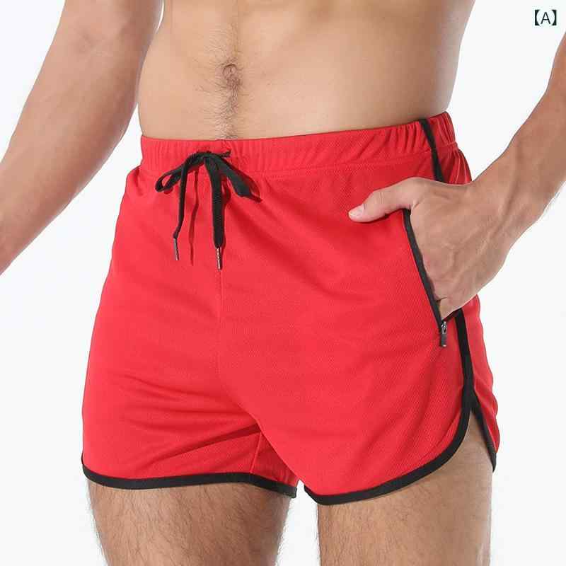 スポーツショートパンツ 男性用 バスケットボール マラソン ランニング トレーニン...
