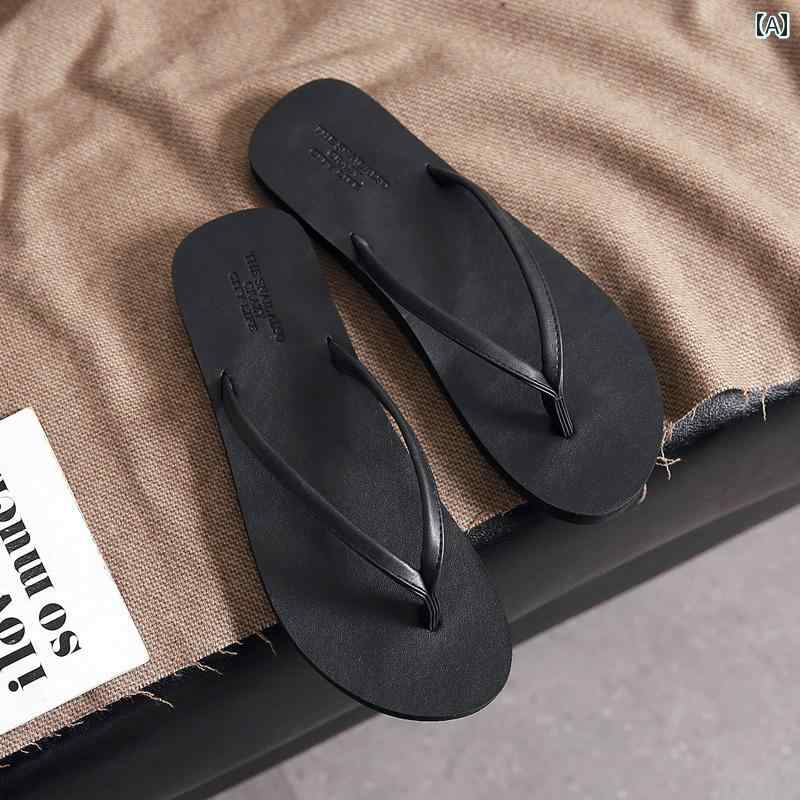 夏 カップル ビーチ サンダル メンズ レディース クリップ オン スリッパ フラット シューズ.カラフル..