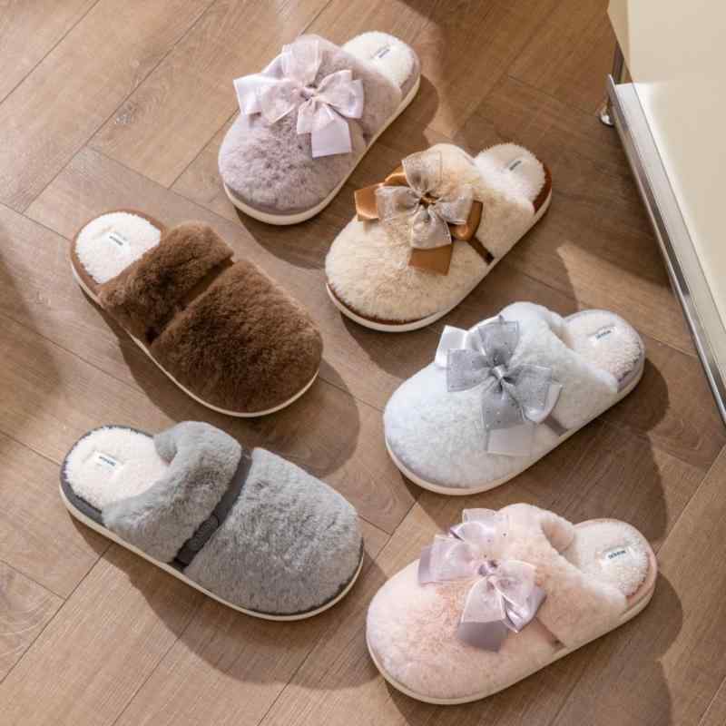 ルームシューズ レディース 厚底 保温 もこもこ スリッパ 室内履き かわいい 快適 暖か 歩きやすい 滑り止め 35 36 37 38 39 40 41 42 43 44 秋冬(4.0)