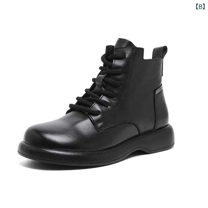 ブーツ レディース ミドルエイジ 秋冬 真皮 ショートブーツ ローヒール フラット ぺたんこ 履きやすい 疲れにくい 滑り止め 歩きやすい ラウンドトゥ サイドジップ 婦人靴 お母さん ママ 母親 贈り物 プレゼント 普段使い デイリー 旅行 ブラウ