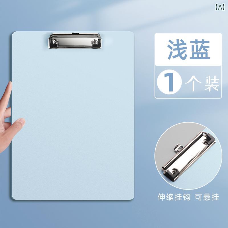 A4 クリップ ボード フォルダー ライティングパッド 学生 学習用 ライティング 契約 書 議事 録 事務 用品 縦型 フォーマット テスト 用紙 書籍 ペーパー ハード カバー 製図 板 メニュー