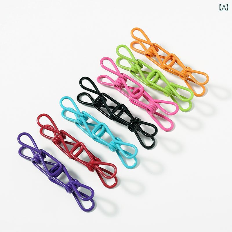 多機能 洗濯 ばさみ 家庭用 衣類 クリップ 防風 強力な 固定 鉄製 プラスチックに 浸 漬 靴下 乾かす のに 適いますモデル: 4002色の分類: 10個パック(お試しパック).10個パック(カップル向け).30個パック(ファミリーパック).40個パック(ファミリーパック).50個パック.60個パック.バインダークリップ12個パック.バインダークリップ18個パック.バインダークリップ6個パック.20個パック