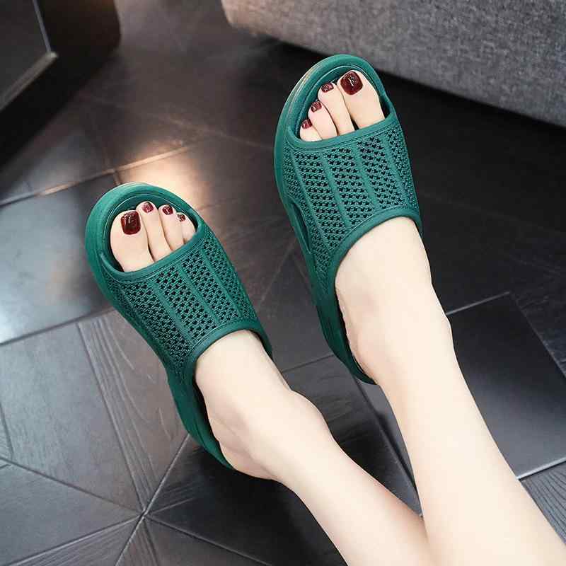 サンダル レディース 厚底 ウェッジソール ビーチサンダル スリッパ increment 海水浴 普段使いincrementincrement ホワイト 杏色 皮レッド 大レッド 墨グリーン ブラック