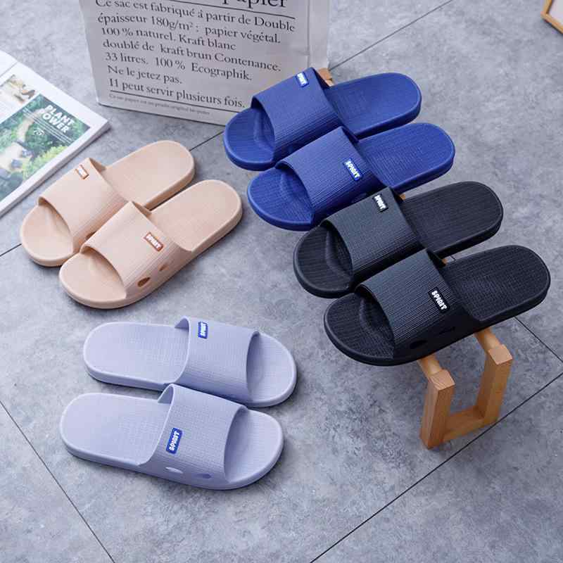 サンダル 男性用 紳士用 フラット ビーチサンダル PVC アウトドア 普段使い 部屋着 リラックス シンプル ブルー ブラック グレー