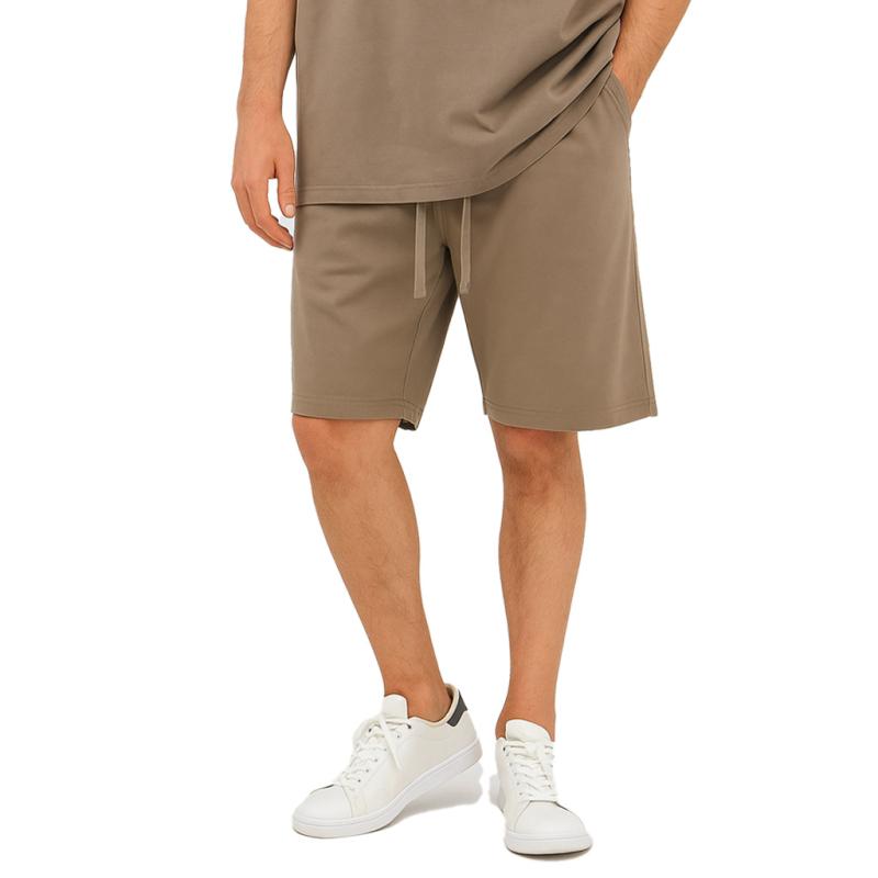 ハーフパンツ 男性用 水洗い加工 ウォッシュ加工 綿 コットン ルーズ ゆったりめ 大きいサイズ ビッグ..