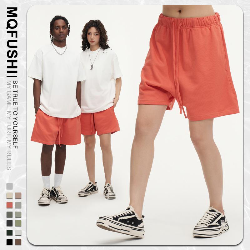 ショートパンツ 男性用 綿 短パン コットン ハーフパンツ ゆったり 5分丈 ワイドパンツ 韓国 春夏 ホワ..