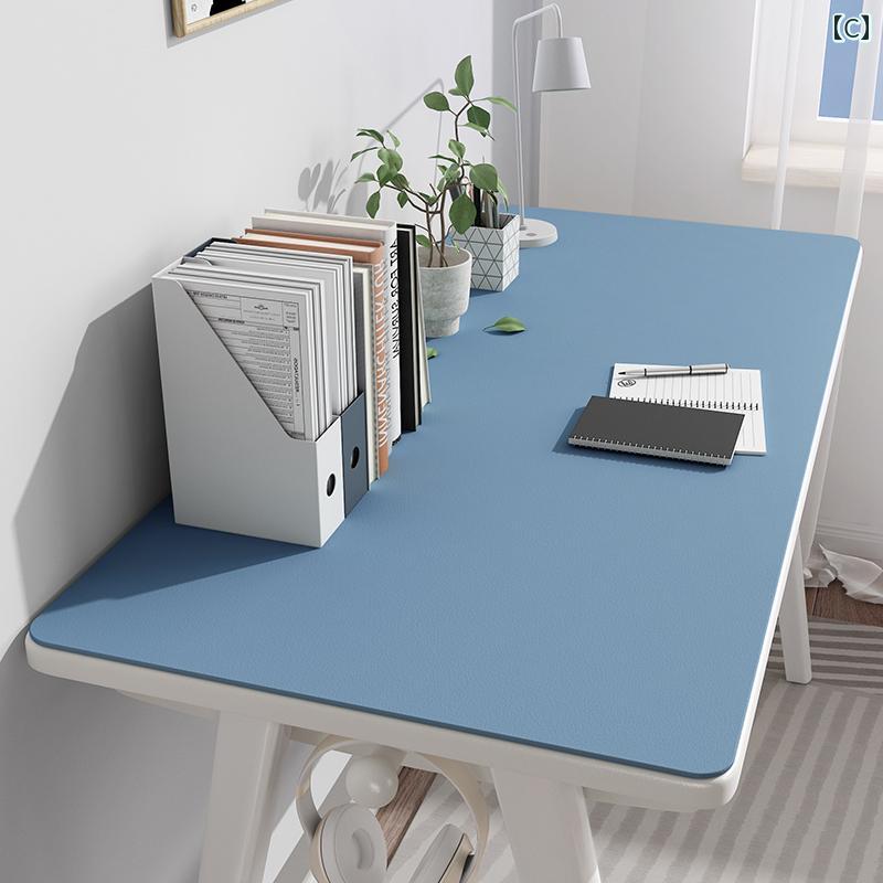 デスク マット 学生用 勉強用 テーブル クロス 白 子供用 ライティングデスク 教室の トップ 専用 コンピューター 耐 油性と 防水性