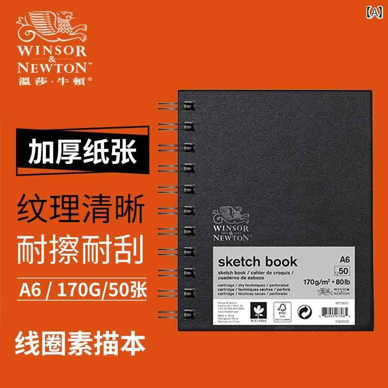 A4 厚手 スケッチ ブック マーカーペン 専用 画集 美術 学生用 画用紙 白紙 手 描き プロ 仕様 色 鉛筆 水彩.オシャレ