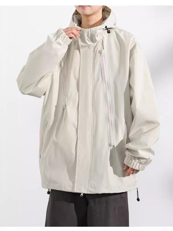 マウンテンパーカー 男性用 防水 アウター 秋冬 登山 アウトドア ウェア 黒 スポーツウェア ウインドブレーカー1