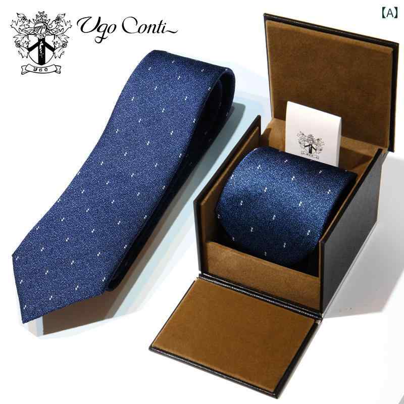 UGO スターリー ネクタイ メンズ ノット フリー ファスナー ビジネス 彼氏 誕生日 プレゼント 豪華 正..