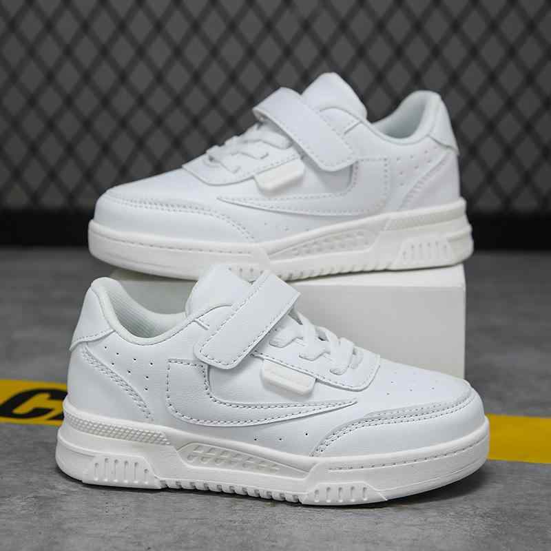 スニーカー キッズ 子供 男の子 運動靴 ローカット 白 底が柔らかい 防水 春夏 秋冬 普段使い 通学 遠足 ホワイト ブラック ベージュ系