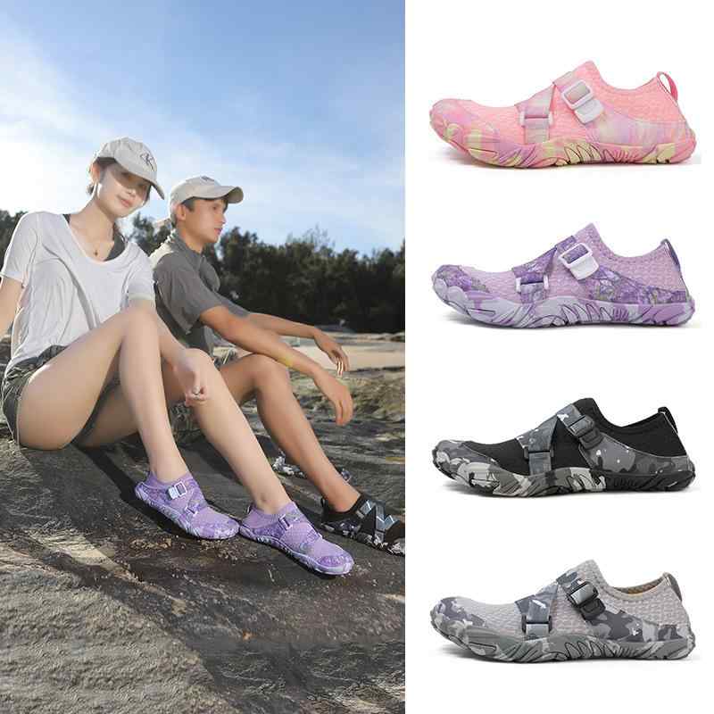 シューズ メンズ 溯渓シューズ アウトドア ビーチサンダル ウォーターシューズ 速乾性 滑り止め 排水性 クッション性 通気性 ブラック グレー ピンク系 パープル系 春夏秋冬