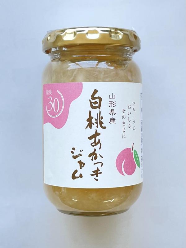 伊豆フェルメンテ 山形県産白桃あかつきジャム 180g ×2個