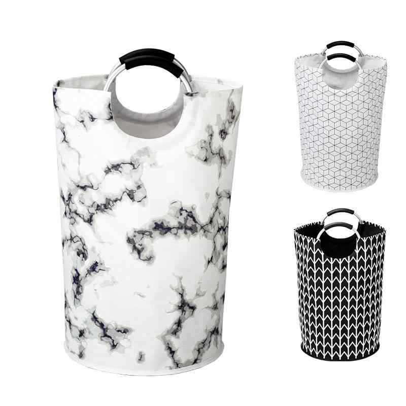 ランドリーバスケット 大容量 キャンバス 巾着絞り 折りたたみ 持ち手付き 洗濯かご ランドリーバッグ ..