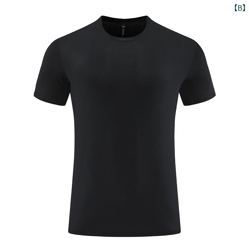 Tシャツ 男性用 ランニングウェア スポーツウェア トレーニングウェア 吸湿速乾 接...
