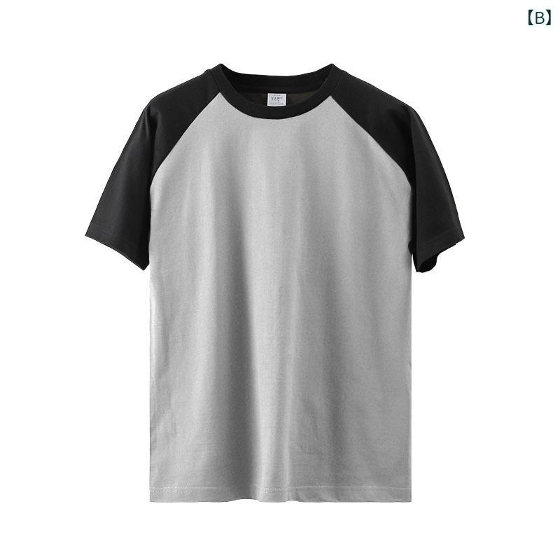 LINEAR shopのTシャツ メンズ 男性用 スポーツウェア 半袖 吸湿速乾 トレーニングウェア ジム 筋トレ ランニング コットン混紡 切り替え 春夏｜アングル3