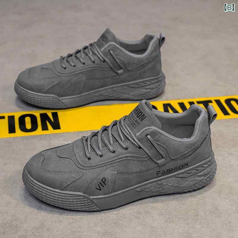 靴 メンズ ワークシューズ 作業靴 滑り止め 衝撃吸収 耐摩耗 レザー ローカット スニーカー カジュアル 登山 カーキ グレー ブラック