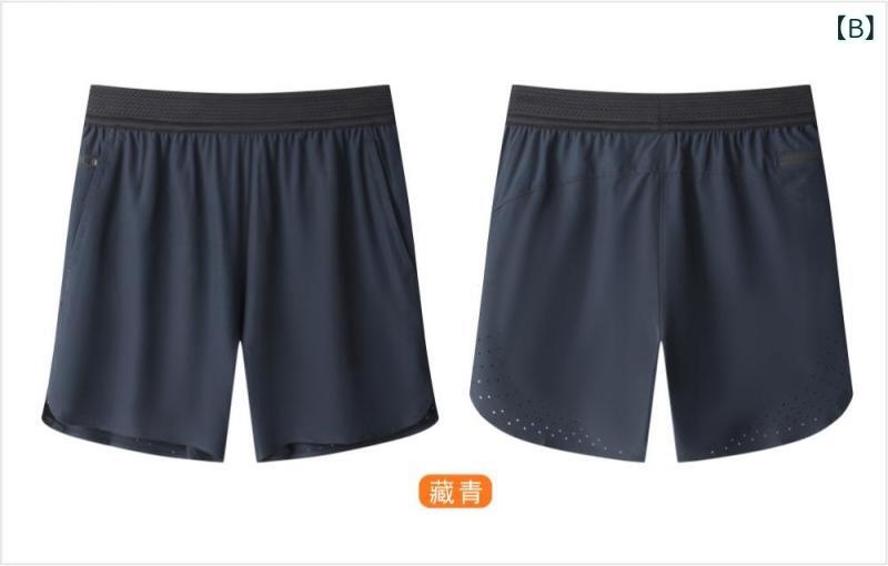 LINEAR shopのパンツ 男性用 ランニング ショートパンツ 吸湿速乾 伸縮性 スポーツ トレーニング ハーフパンツ 接触冷感 通気性 カモフラ柄 ブラック系1｜アングル3