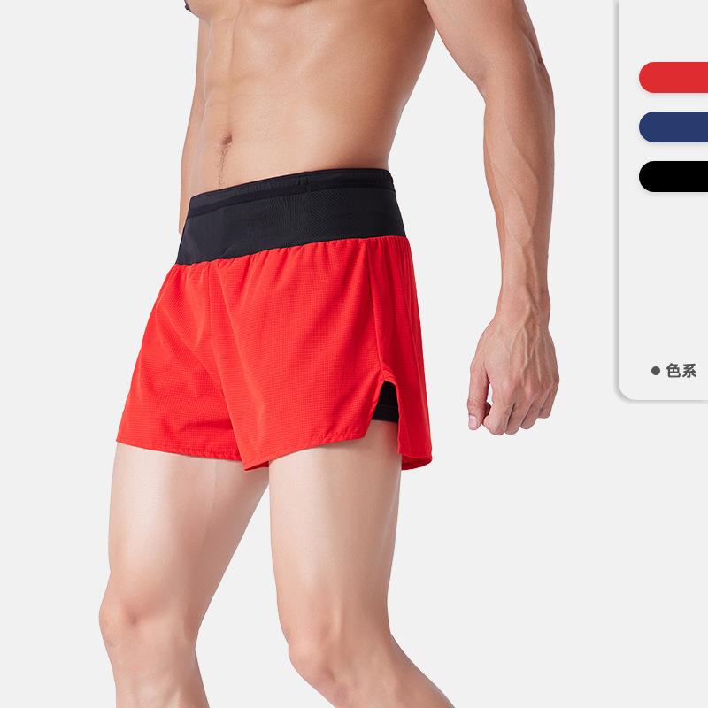 ハーフパンツ 男性用 ランニング ショートパンツ スポーツ トレーニング 吸湿速乾 伸縮性 ブラック レッド ネイビー グレー