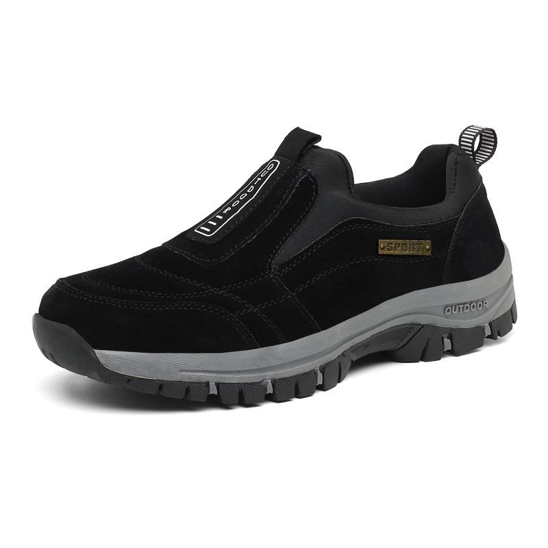 Shoes - スニーカー 男性用 運動靴 ランニングシューズ 登山靴 メンズ 大きいサイズ 春秋 アウトドア カジュアル ブラック カーキ ネイビー