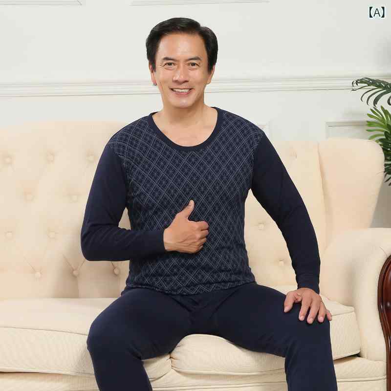 メンズ インナー 上下セット 男性用 長袖 T...の紹介画像2