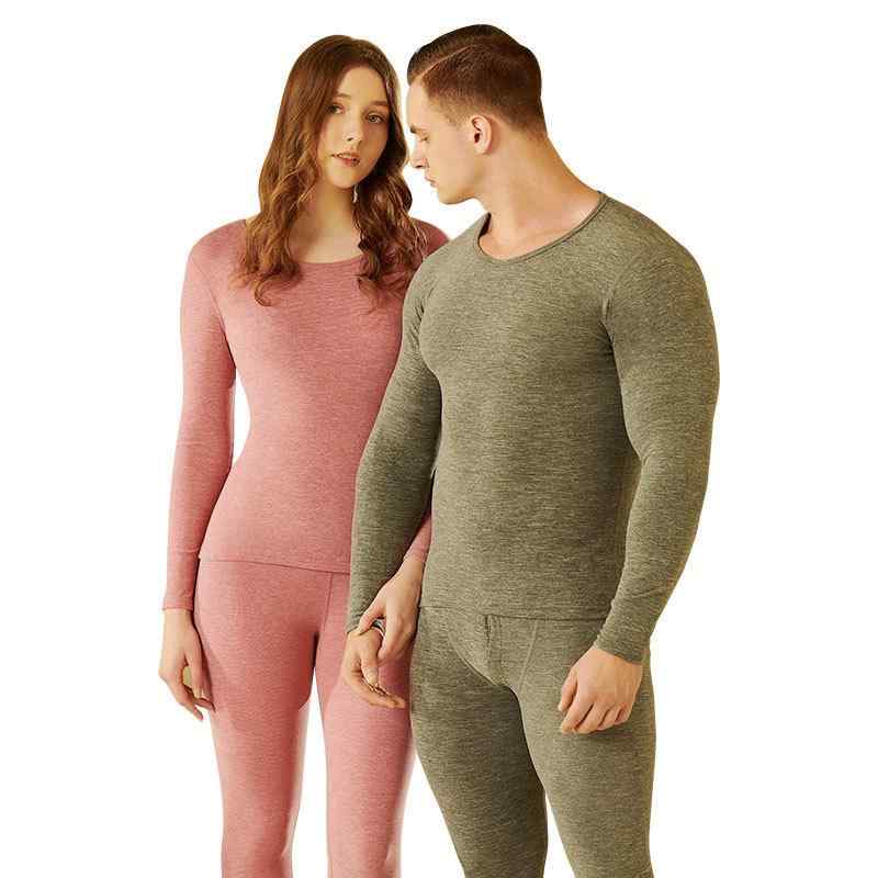 インナー レディース メンズ 秋冬 発熱 保温 インナーシャツ インナータイツ 上下セット ポリエステル 伸縮性 無縫製 肌色 レッド パープル グレー ネイビー ブラック