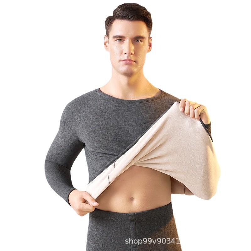 インナー メンズ 男性用 防寒肌着 上下セット 暖かい 裏起毛 トップス 長袖 長ズボン あったか インナ..