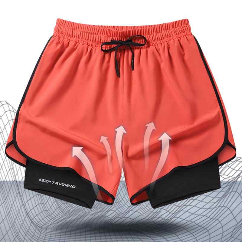 ショートパンツ メンズ 男性用 ランニング トレーニング ハーフパンツ 接触冷感 吸湿速乾 伸縮性 スポーツ ウェア ポリエステル ブラック ホワイト グレー 春夏