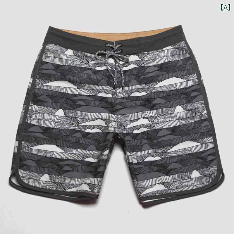 LINEAR shopのハーフパンツ メンズ 男性用 伸縮性 5分丈 スポーツ ウェア ランニング トレーニング 海水パンツ サーフパンツ 普段使い 速乾 グレー 青 ポリエステル｜アングル2