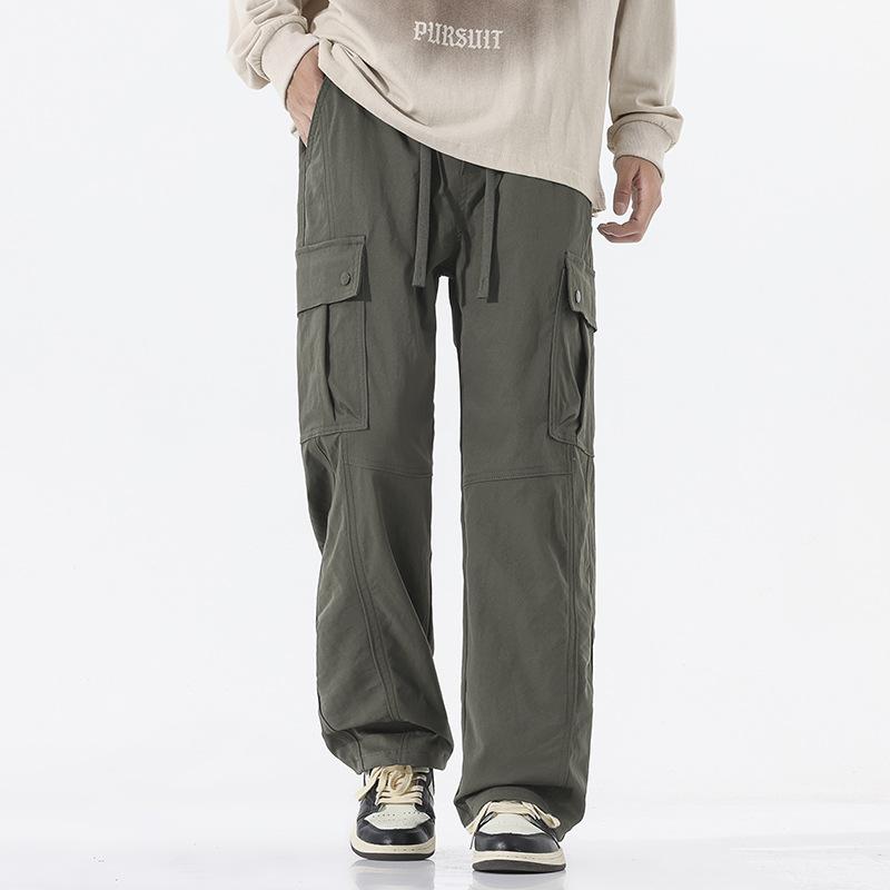パンツ メンズ アウトドア 防水 防風 ストレート ワークパンツ カーゴパンツ ズボン 山系 キャンプ ウェア 黒 コーヒー モーデングレー ライトグレー 藻グリーン ポリエステル