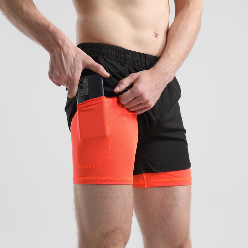 ショートパンツ 男性用 マラソン ランニング トレーニングパンツ 吸湿速乾 接触冷...