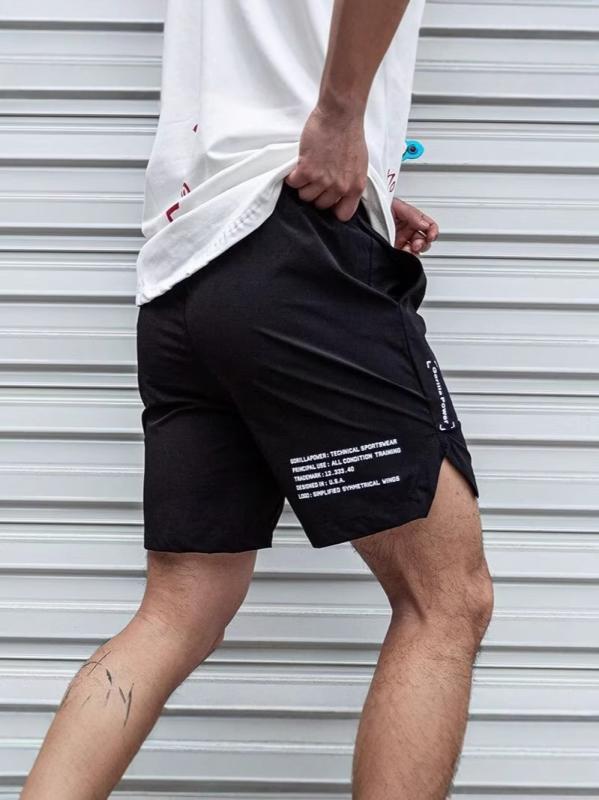 Pants - ハーフパンツ メンズ 男性用 アウトドア トレーニングパンツ バスケットボール スポーツ ウェア ランニング 吸湿速乾 接触冷感 ポリエステル 黒 ブラック 緑 グリーン