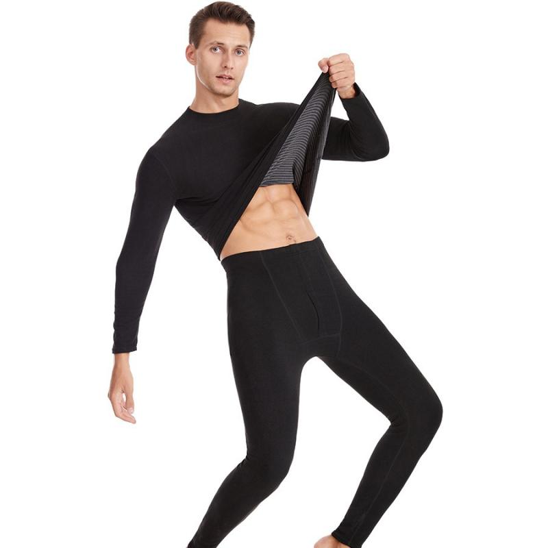 メンズ 秋冬 肌着 上下セット ウール 混紡 発熱 恒温 保温 あったか 裏起毛 厚手 防寒 静電気防止 快適..