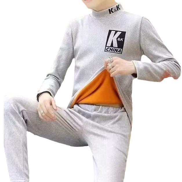 メンズ インナー 上下セット 男性用 保温 あったかインナー ズボン下 肌着 秋冬 ポリエステル