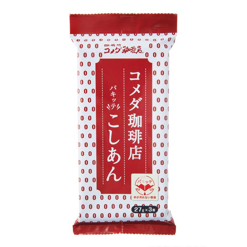 遠藤製餡 コメダ珈琲店 パキッテこしあん 81g