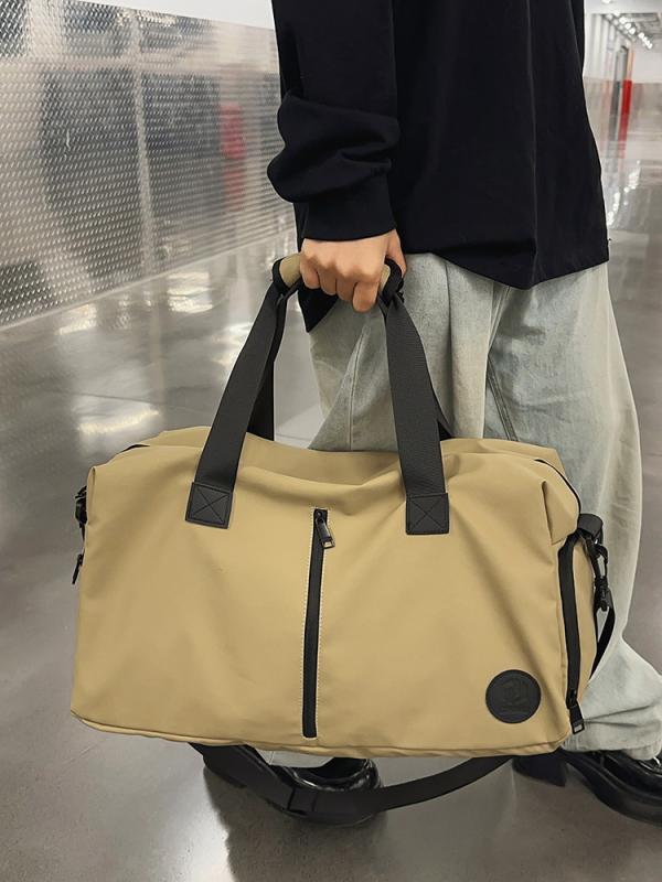 トラベルバッグ レディース メンズ 軽量 旅行 手提げバッグ 短期出張 2way ショルダーバッグ 大容量 スポーツバッグ 乾湿分離 シューズ収納 防水 オックスフォード生地 無地 黒 白 カーキ 緑 グレー 36～55L