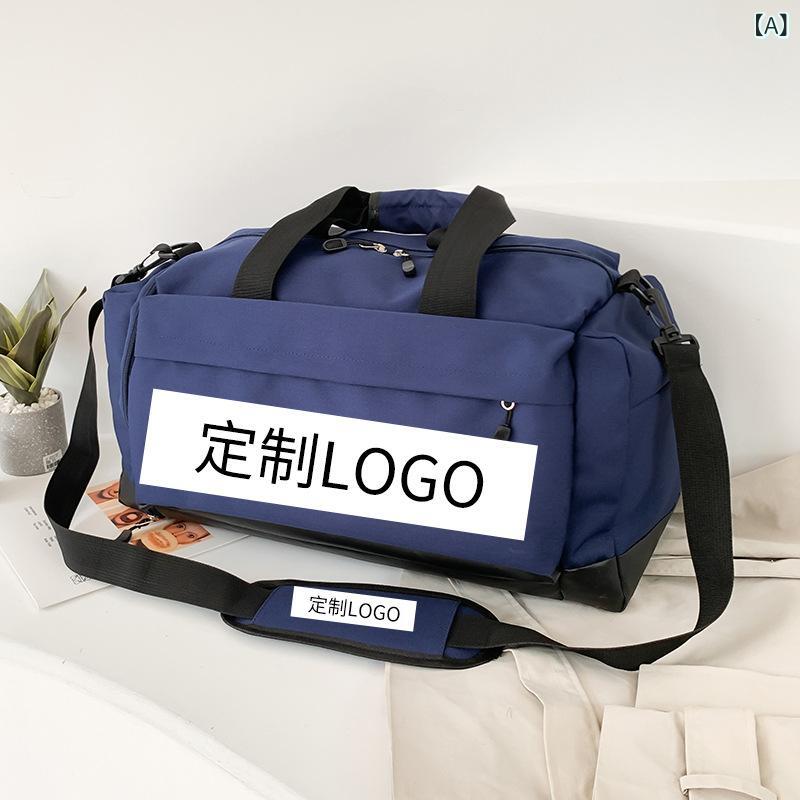 Other - スポーツバッグ レディース ヨガバッグ 旅行用 ボストンバッグ シューズ収納 メンズ リュック 無地 オックスフォード生地 ブルー グレー ブラック ピンク系 ホワイト