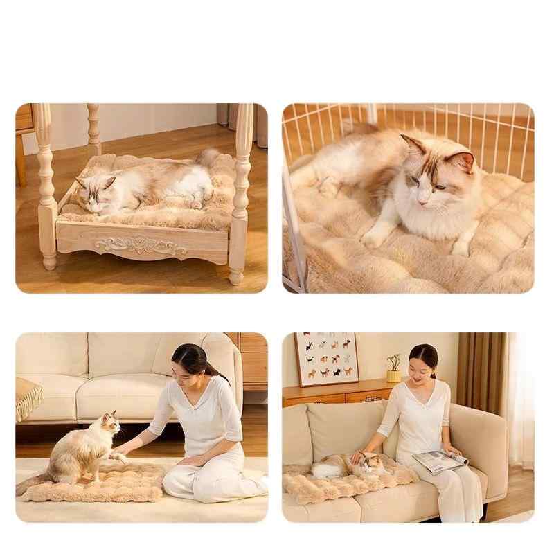ペットベッド 犬 秋冬 猫 クッション 暖かい ふわふわ ぐっすり眠れる ウサギ Sサイズ Mサイズ Lサイズ XLサイズ