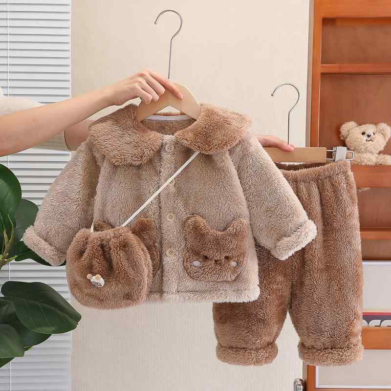 キッズ 男の子用 秋冬 セットアップ 上下セット 長袖 トップス パンツ ズボン…